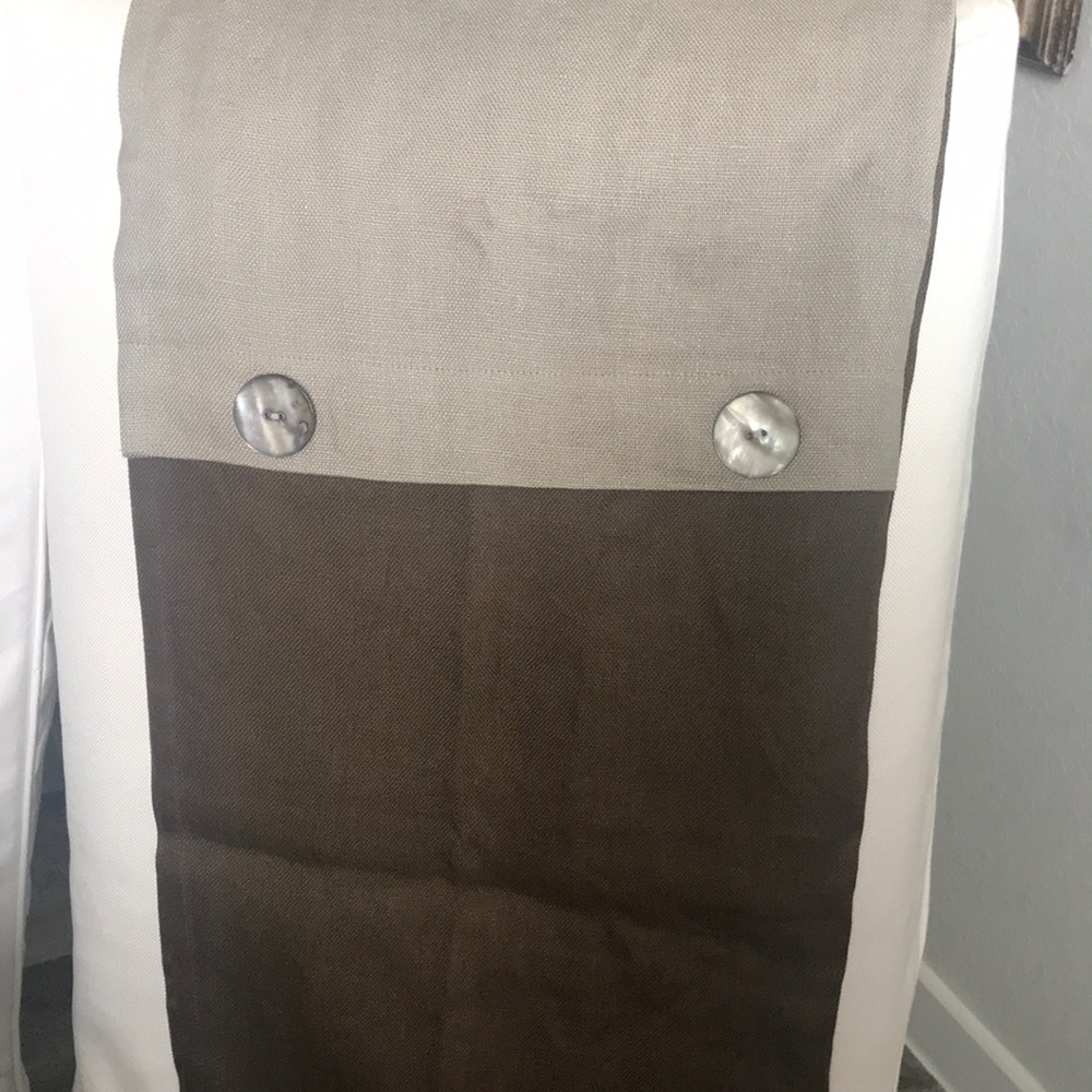 WEST ELM  Pair of Linen Window Panels